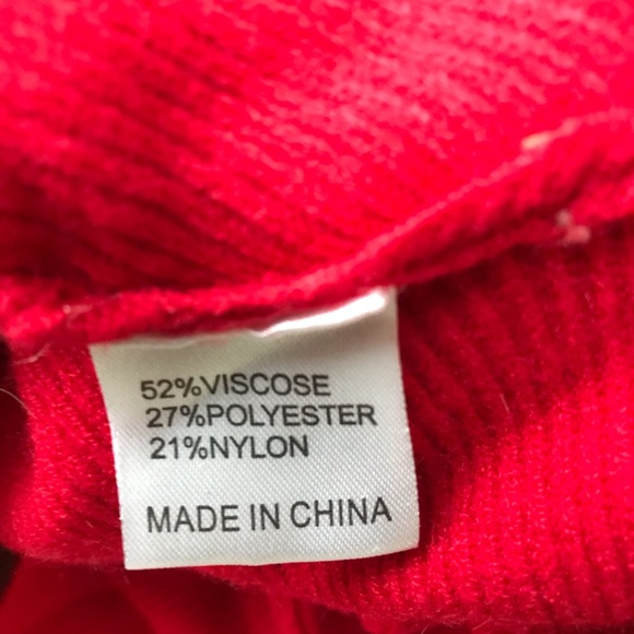 RED NWT Seek The Label RED Shrug/Sweater with Tie - Picture 7 of 7